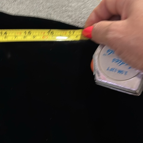 Balmain Black velvet tee this glitter logo, used - Picture 6 of 9